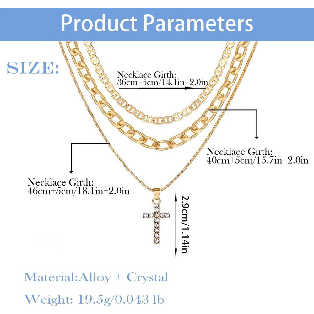 Chic Stackable Layered Gold Necklaces For Special… - image 3